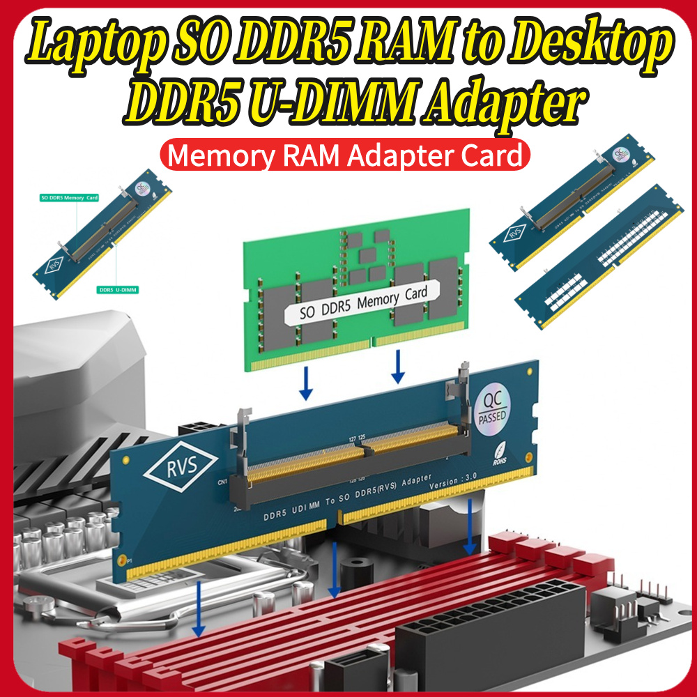 Ddr5 Sodimm - Adaptateur SO DDR5 RAM vers ordinateur