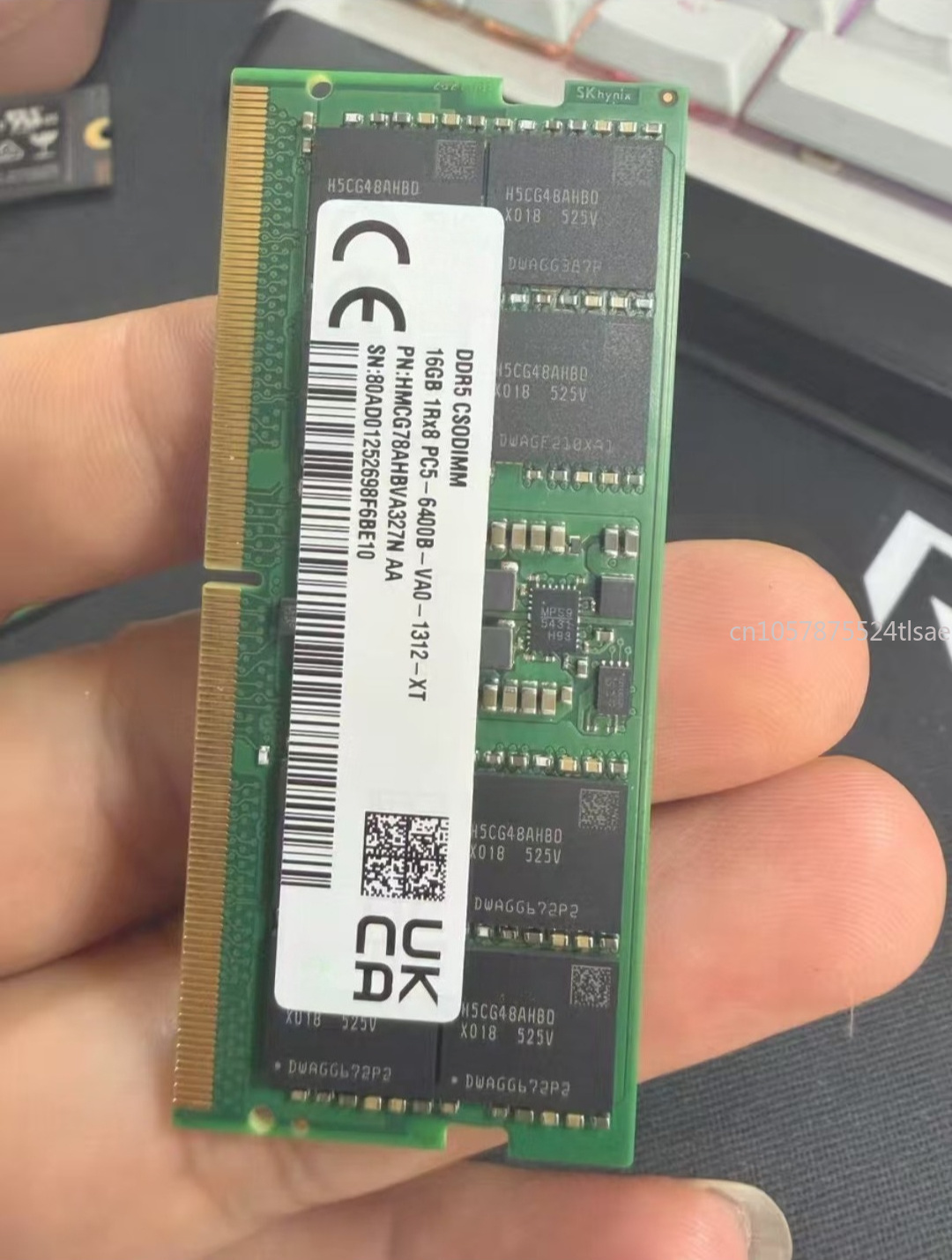 Ddr5 32Gb - Version démontée, mémoire DDR5-5600 6400 48