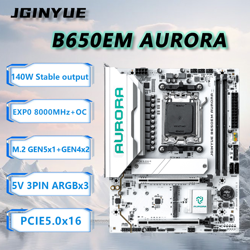 Ddr5 Rgb Ram - JGINYUE B650M AURORA nouvelle carte mère