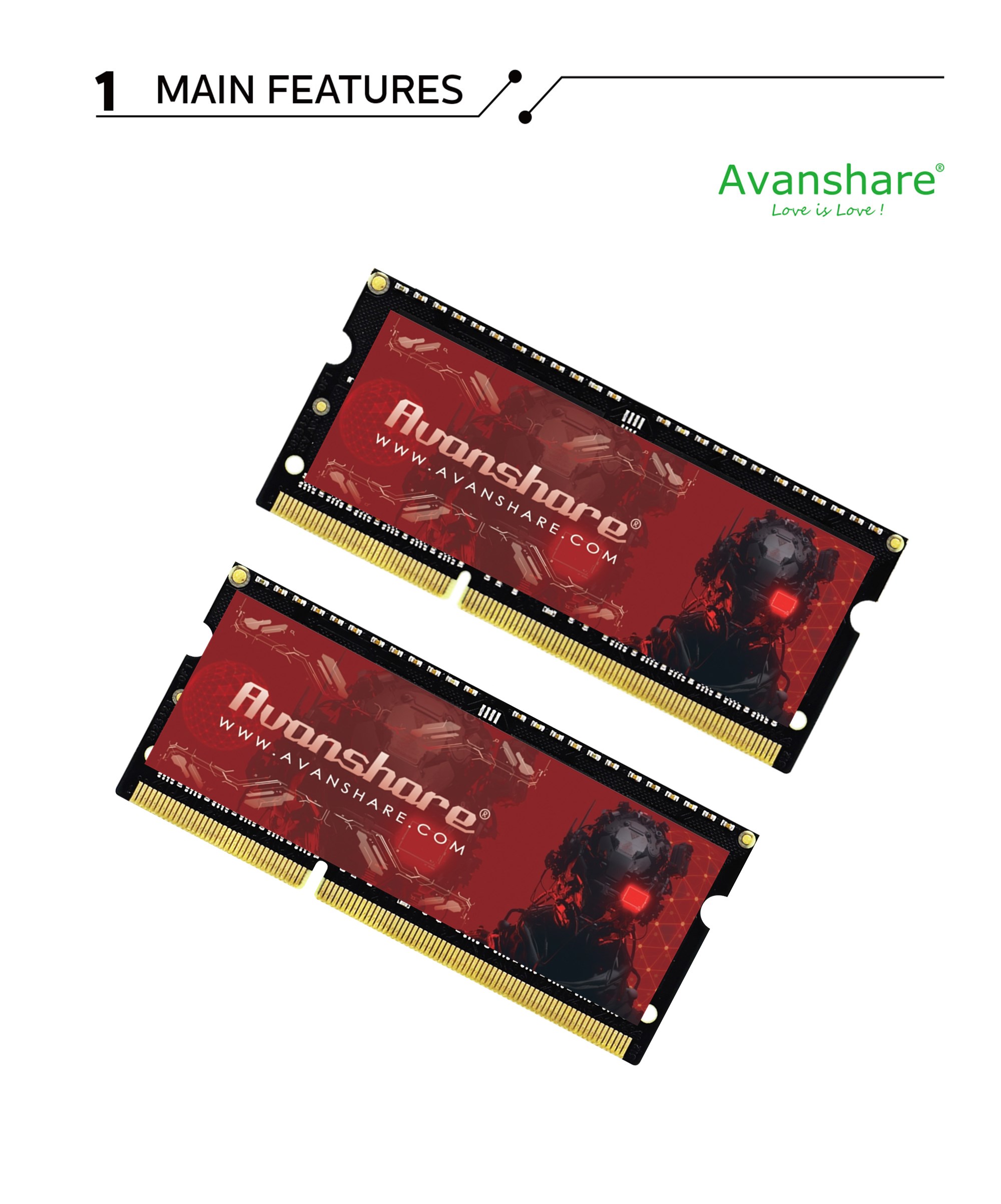 Mémoire RAM Avanshare DDR5 DDR - Ddr5 8Gb avis et prix