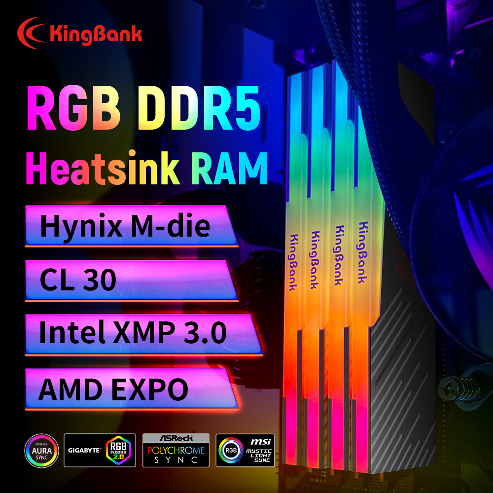 KingBank KRRB DDR5 RGB Série S - Ddr5 64Gb avis et prix