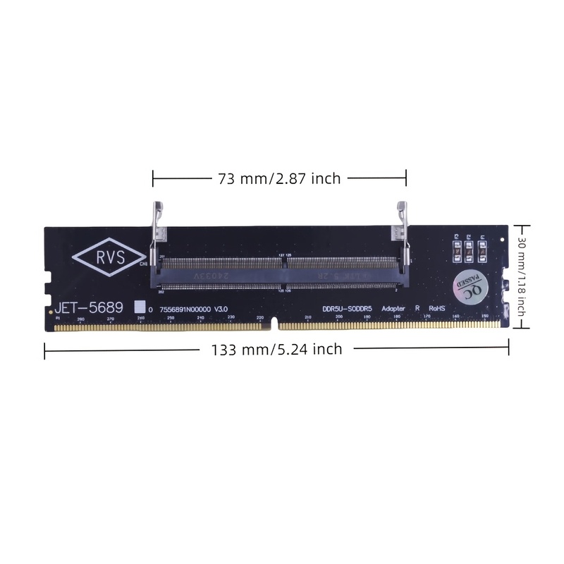 Carte adaptateur de mémoire TI - Ddr5 Sodimm avis et prix