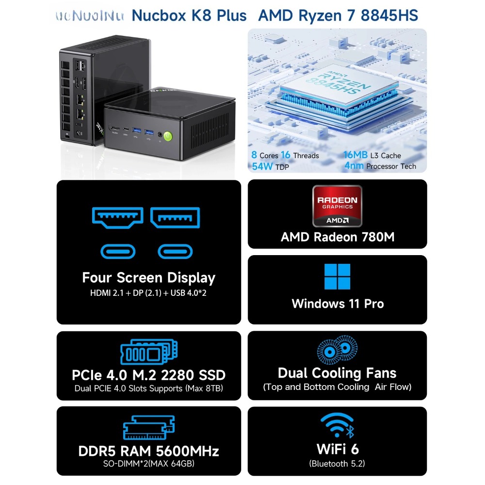 2026, vente GMKtec K8 Plus AMD - Ddr5 32Gb avis et prix
